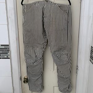 striped g-star pants